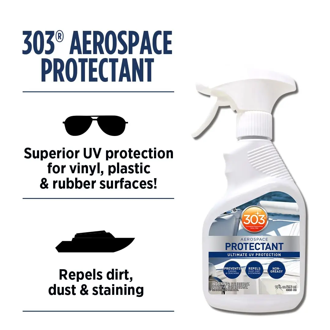 303 Marine Aerospace Protectant for Boat Vinyl 10 oz | UV & Saltwater Resistant Protectant - view 2