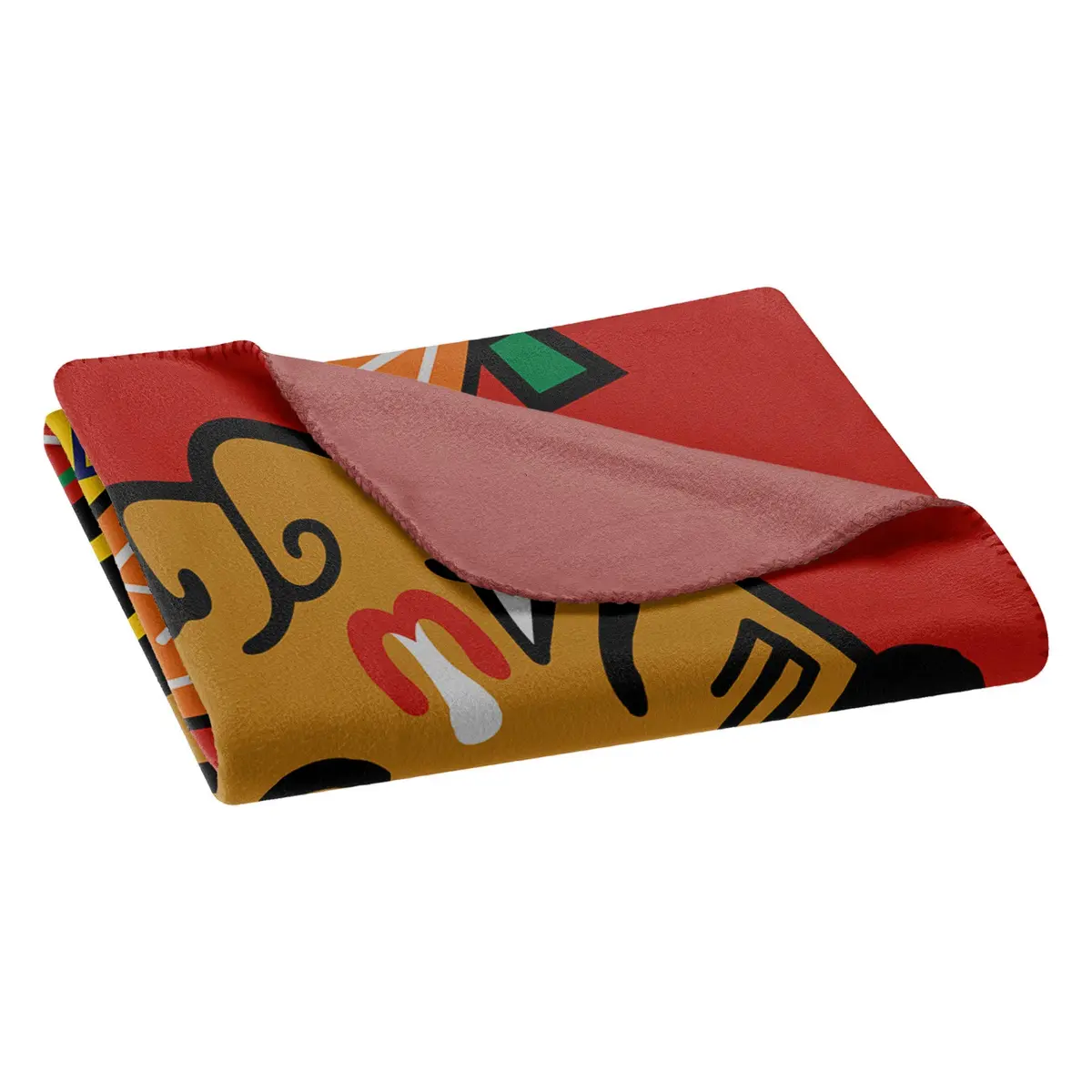 Northwest Chicago Blackhawks Fleece Throw Blanket 50" x 60" | Officially Licensed NHL Fan Gear - view 2