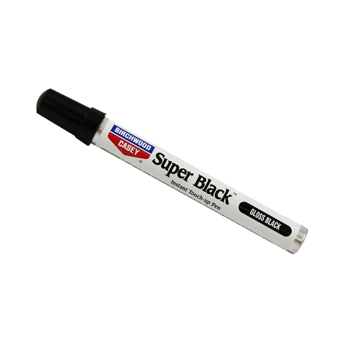Birchwood Casey Super Black Touch-Up Pen for Scratches & Worn Areas, Gloss Black 0.33 oz (9.35 ml) | Restores Sporting Accessories - main product image