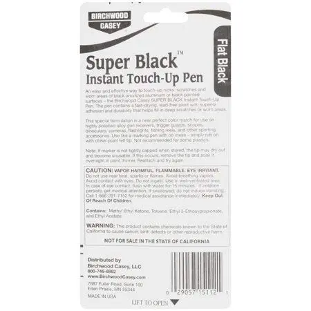 Birchwood Casey Super Black Touch-Up Pen 0.33 oz (9.3 ml) | Fast-Drying Paint Marker for Scratches - view 4