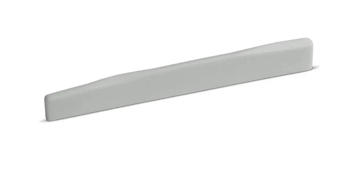 MacNichol Guitars 2.5 mm Thick Bone Saddle | Fits Post-1996 Martin Guitars, 11 mm Height, Wave Compensation - main product image