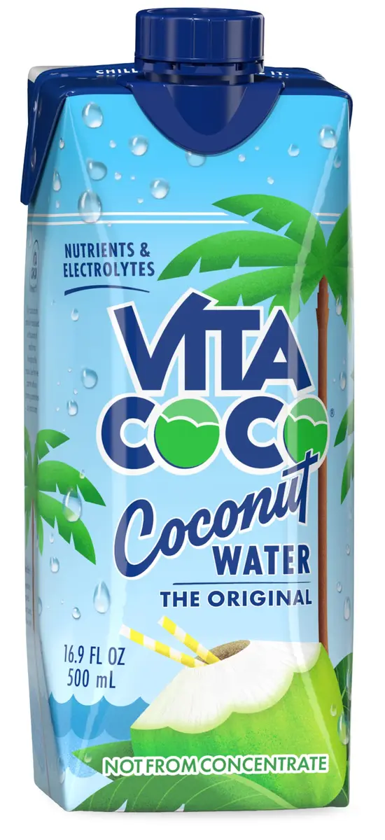 Vita Coco Coconut Water, Original, 16.9 Oz | Hydrating, Vitamin-Rich, Natural Coconut Drink - main product image