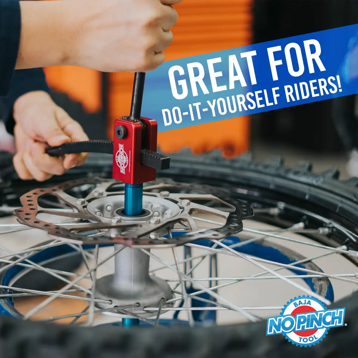 BAJA NO PINCH Ultimate Kit Dirt Bike Tire Changer Tool 16-21 in | Effortless, Durable, USA-Designed - view 6
