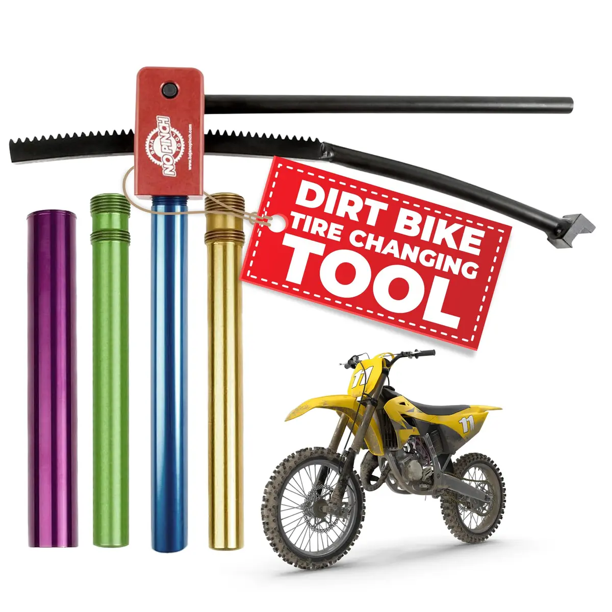 BAJA NO PINCH Ultimate Kit Dirt Bike Tire Changer Tool 16-21 in | Effortless, Durable, USA-Designed - view 7