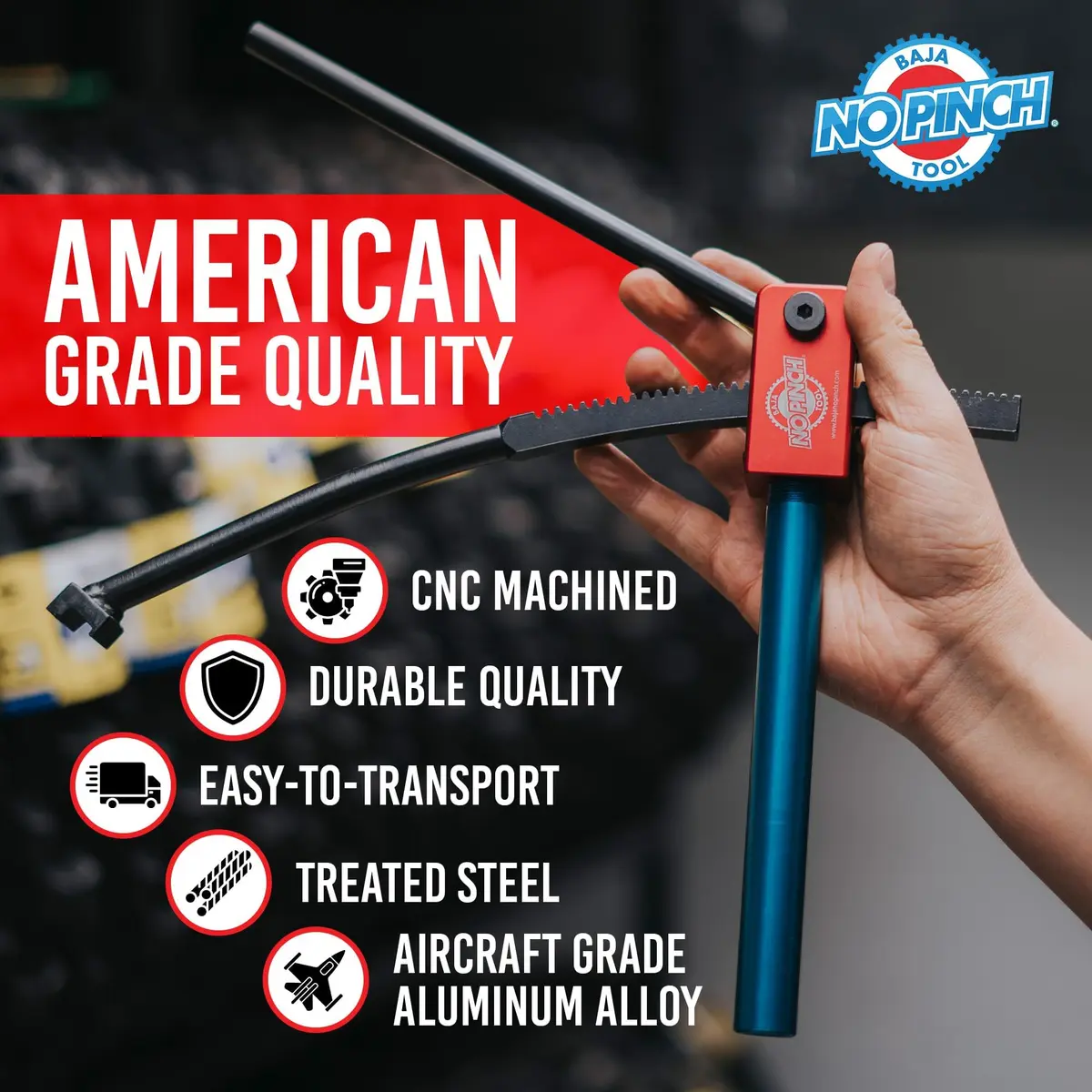BAJA NO PINCH Ultimate Kit Dirt Bike Tire Changer Tool 16-21 in | Effortless, Durable, USA-Designed - view 2