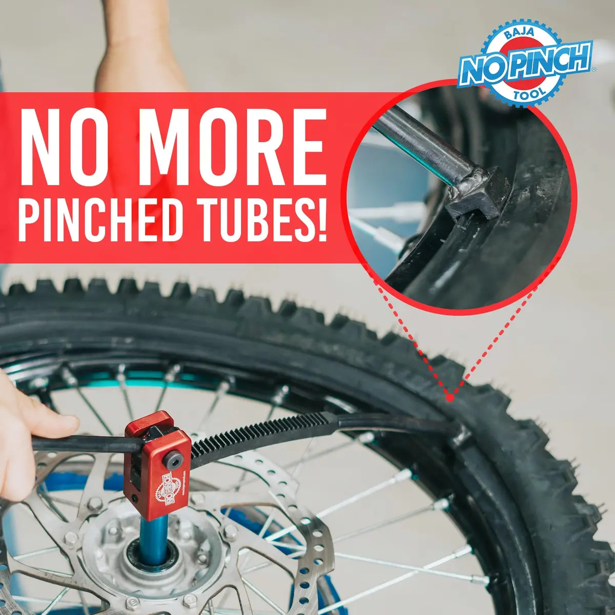 BAJA NO PINCH Ultimate Kit Dirt Bike Tire Changer Tool 16-21 in | Effortless, Durable, USA-Designed - view 3