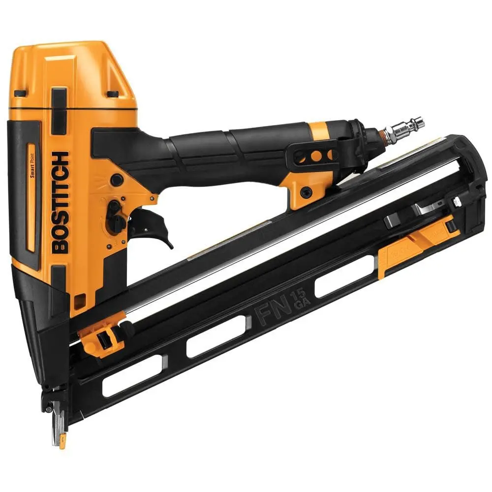 Bostitch BTFP72156 Smart Point 15GA FN Style Angle Finish Nailer Kit | Pneumatic Finish Nailer for Precision & Efficiency - view 2