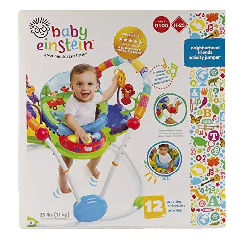Baby Einstein Neighborhood Friends Activity Jumper with Lights and Music | 7.21 kg (15.9 lb) | 5 Height Positions - view 3