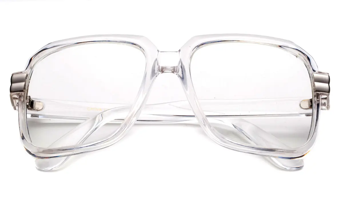 Newbee Fashion® IG 80's Old School Rapper Hip Hop DJ Short Trim Glasses | UV400 Impact-Resistant Polycarbonate - view 2