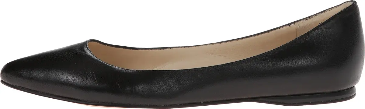 Nine West Speakup Ballet Flat, Black, 7.5 | Classic Almond Toe Design for Women - view 2