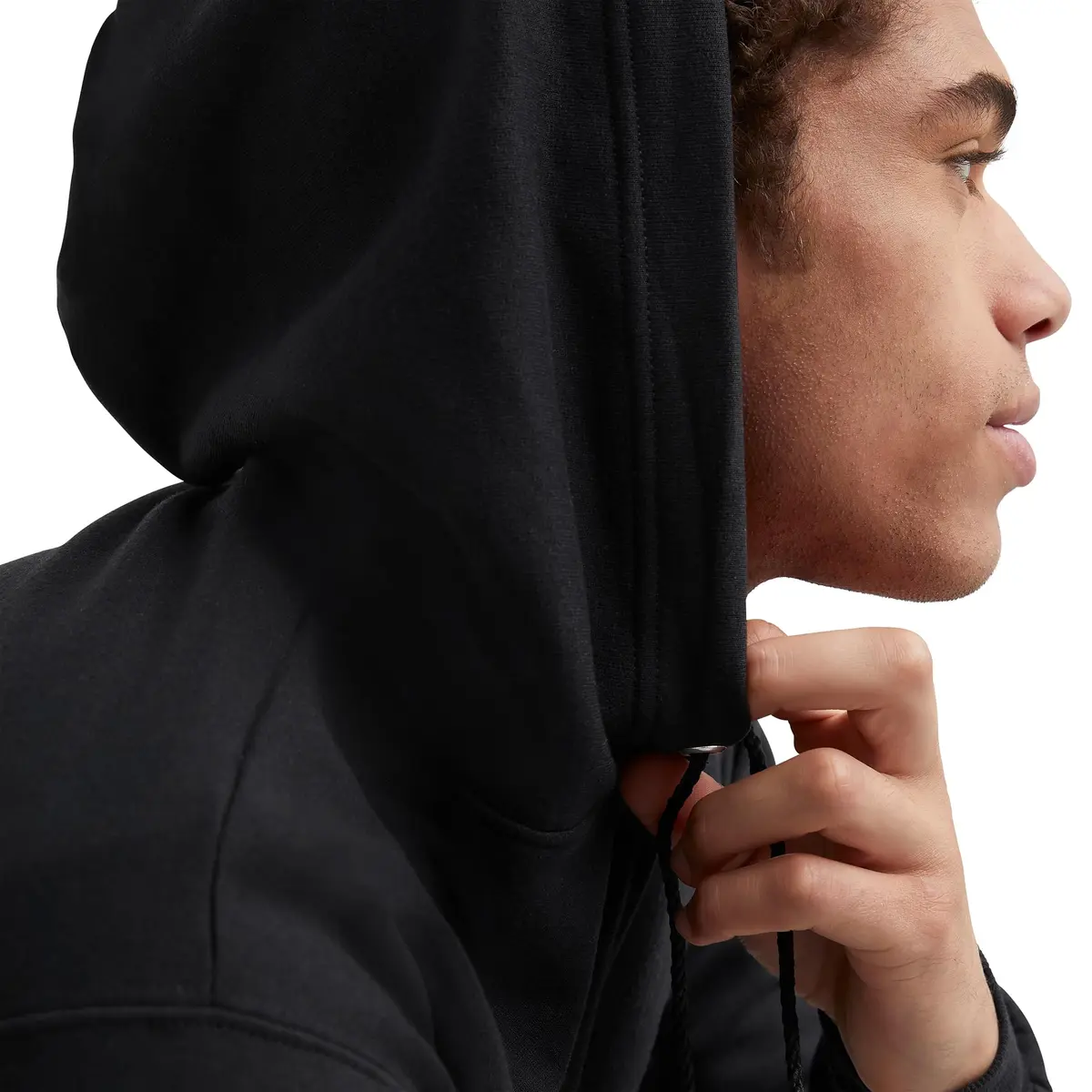 Hanes Men's Ecosmart Fleece Full-Zip Hoodie | Medium (380g), Black - view 3