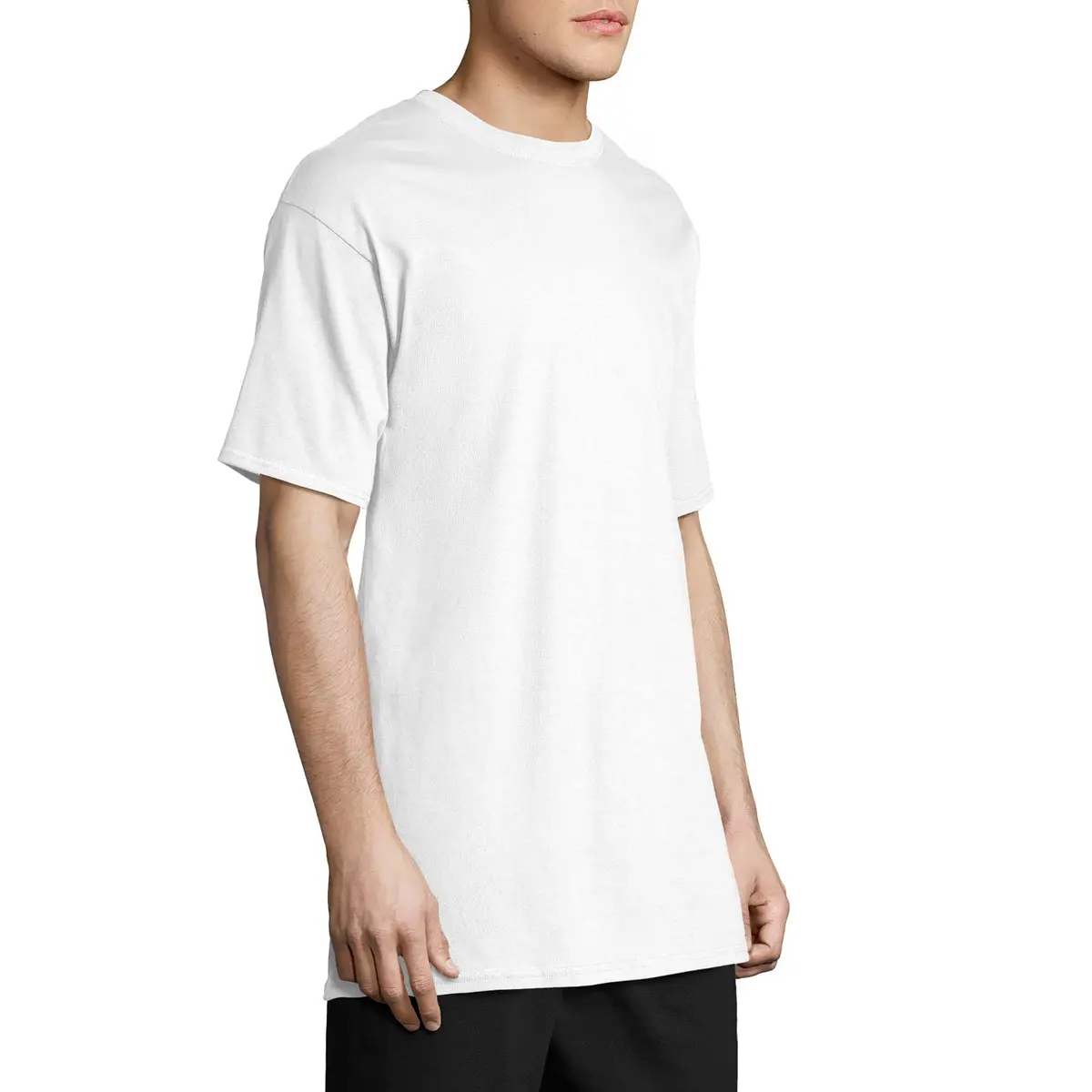 Hanes Heavyweight Cotton Crewneck T-shirt 2 Pack | Tall Sizes Available - view 6