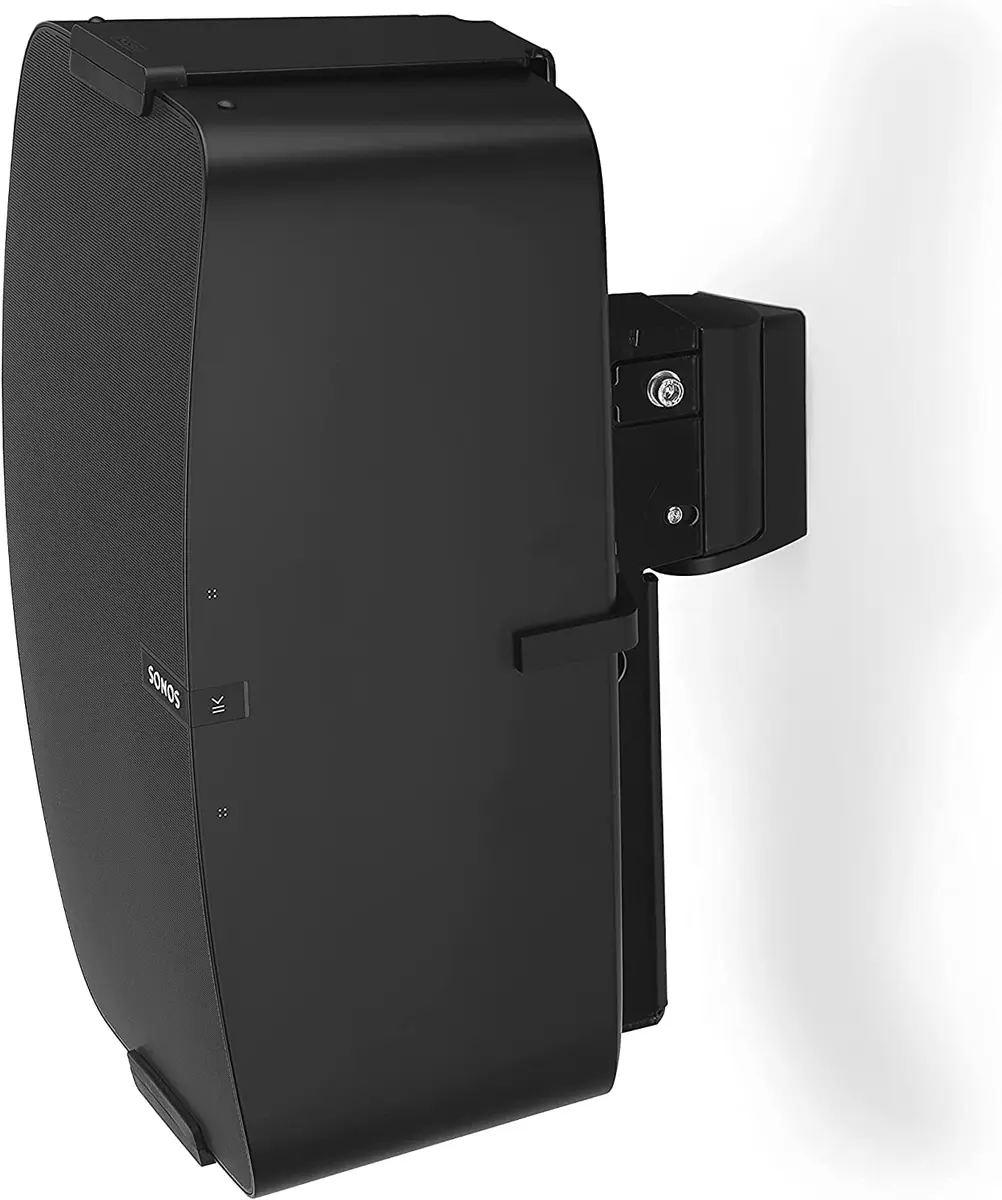 Flexson Vertical Wall Mount for Sonos Five & Play:5 (Black) | Secure Tilt & Swivel Mount - view 2