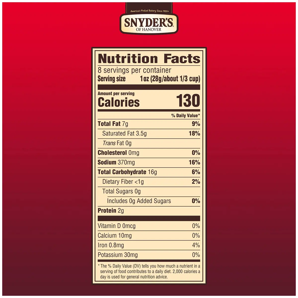 Snyder's of Hanover Hot Buffalo Wing Flavored Pretzels 8 Oz | Spicy Sourdo... (120c) - view 5