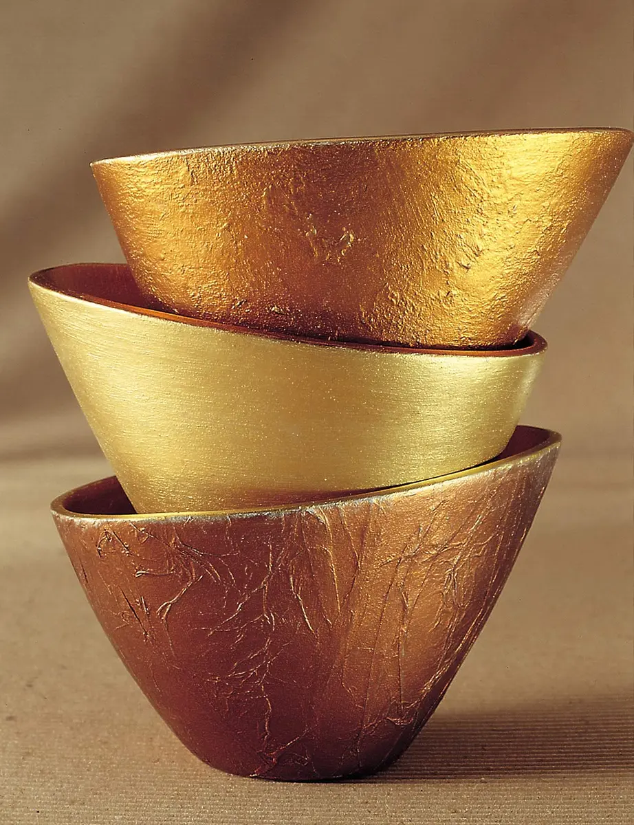 PEBEO Gédéo Mirror Effect Gold Leaves Adhesive Sheet - 12 Sheets, 5 ½ x 5 ½ Inches | Gold Leaf for Art & Decor - view 2
