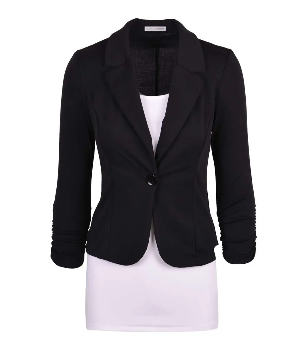 Auliné Collection Women's Casual Blazer Small | Lightweight, Stretchy & Versatile for Work & Casual Wear - main product image