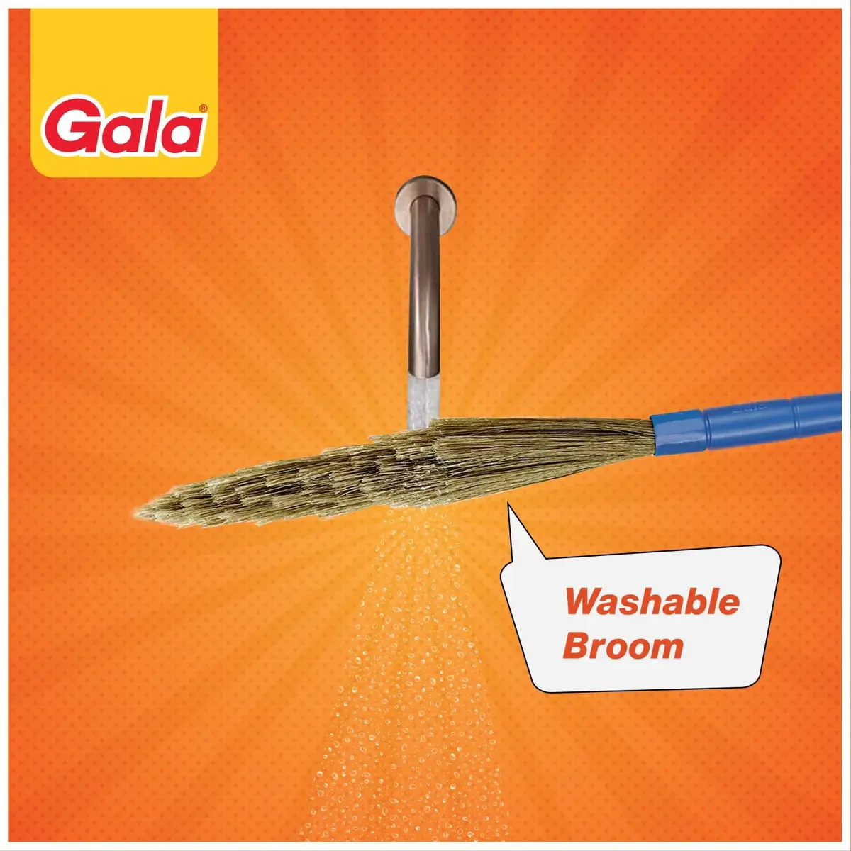 GALA No Dust Floor Broom 90cm | Traditional Design for Indoor & Outdoor Cleaning - view 7