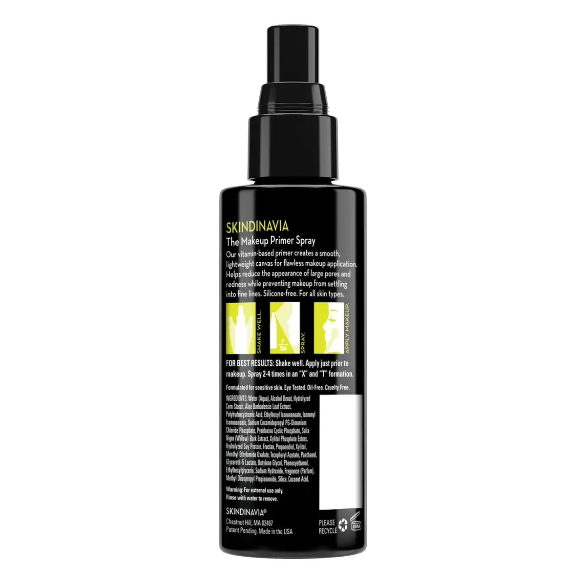 Skindinavia Makeup Primer Spray 4 oz | Hydrating, Water-Resistant Base Layer for Flawless Makeup - view 5