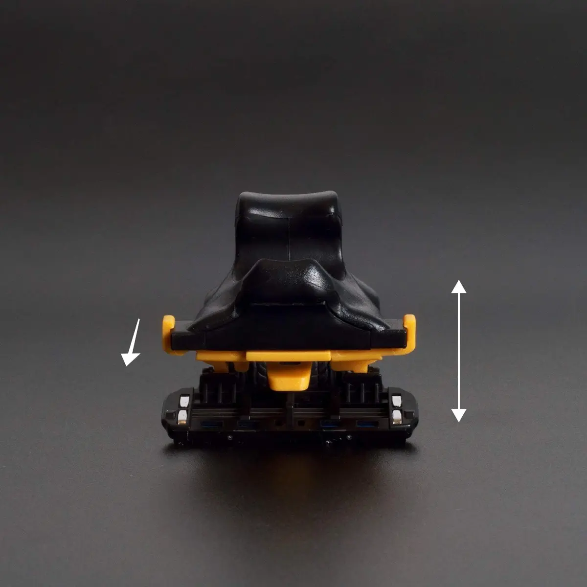 HeadBlade LE ATX Men's Head Shaving Razor - Black - Rigid Body with Multiblade Design and Non Slip Rubber Ring for Easy Reach, Close Shave - view 5
