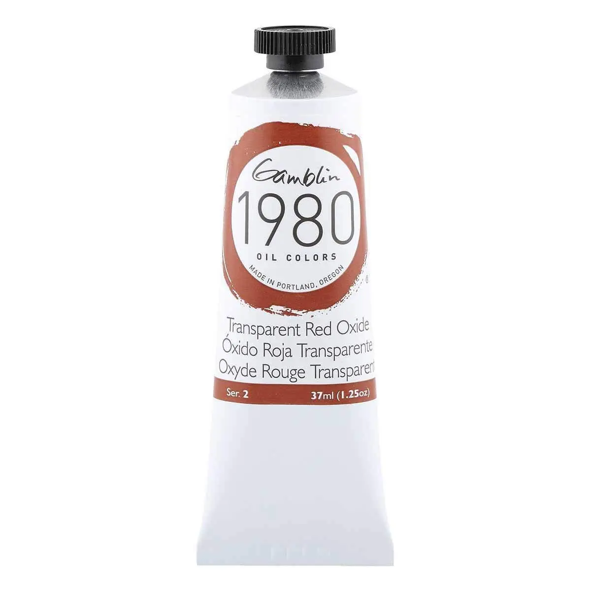Gamblin Oil Trans Red Oxide 37Ml | True Color Student Grade Oil Paint - main product image