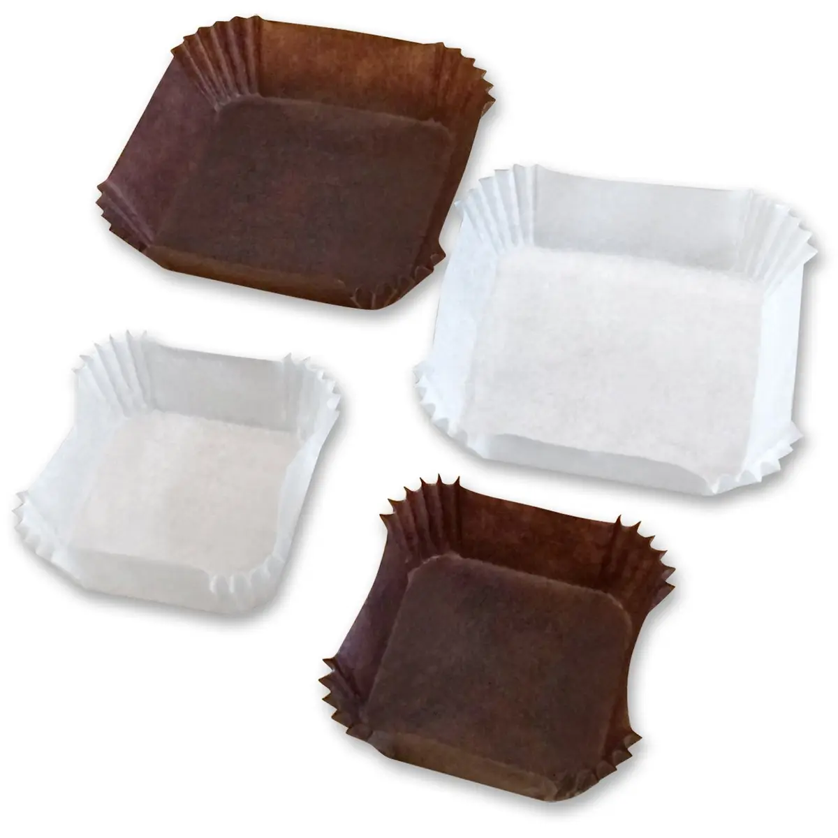 LevGo smartBoats Paper Weighing Boats Small White | Eco-Friendly, FSC Certified, Biodegradable - view 2