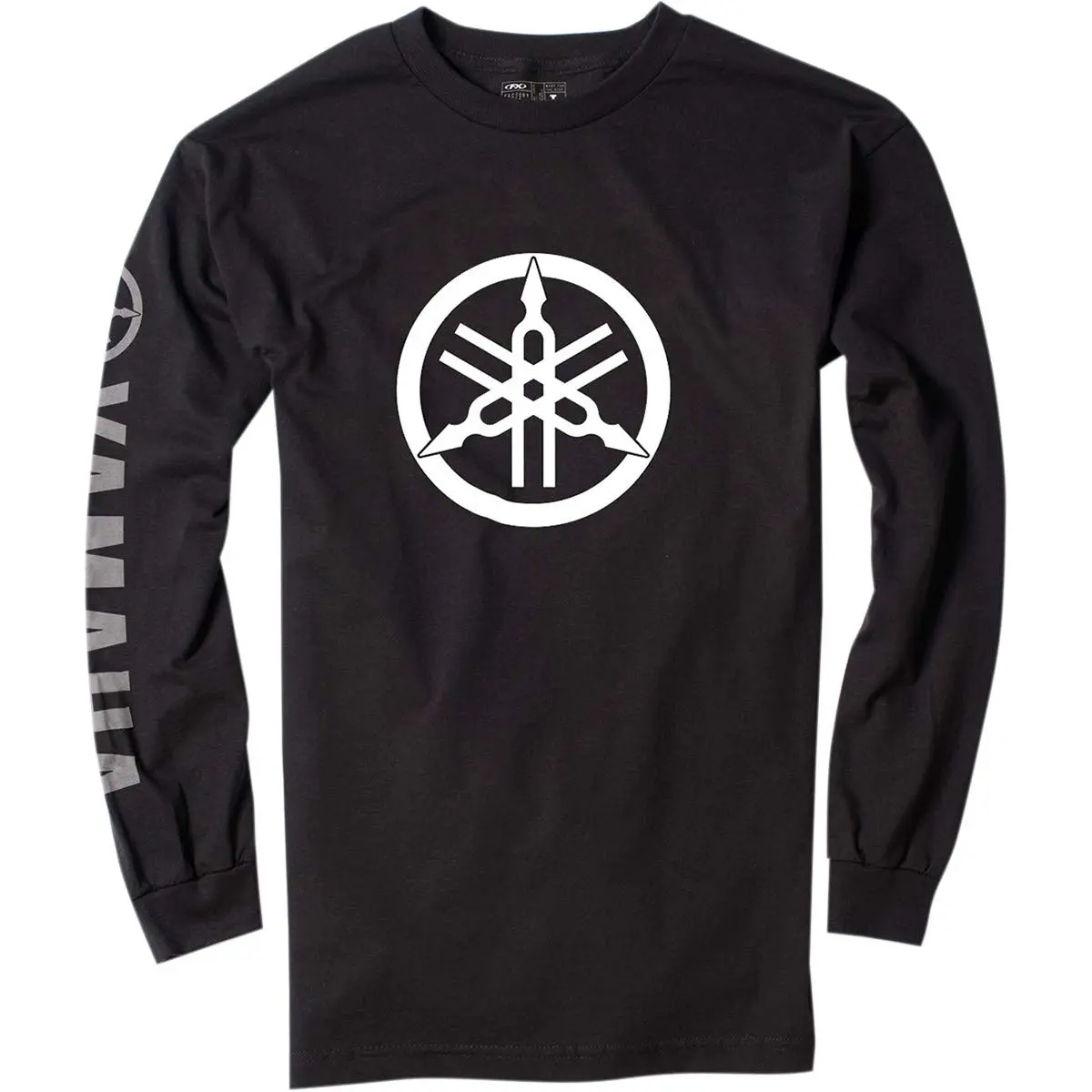 Factory Effex Yamaha Long Sleeve T-Shirt Black Large | Screen Printed Cotton - main product image