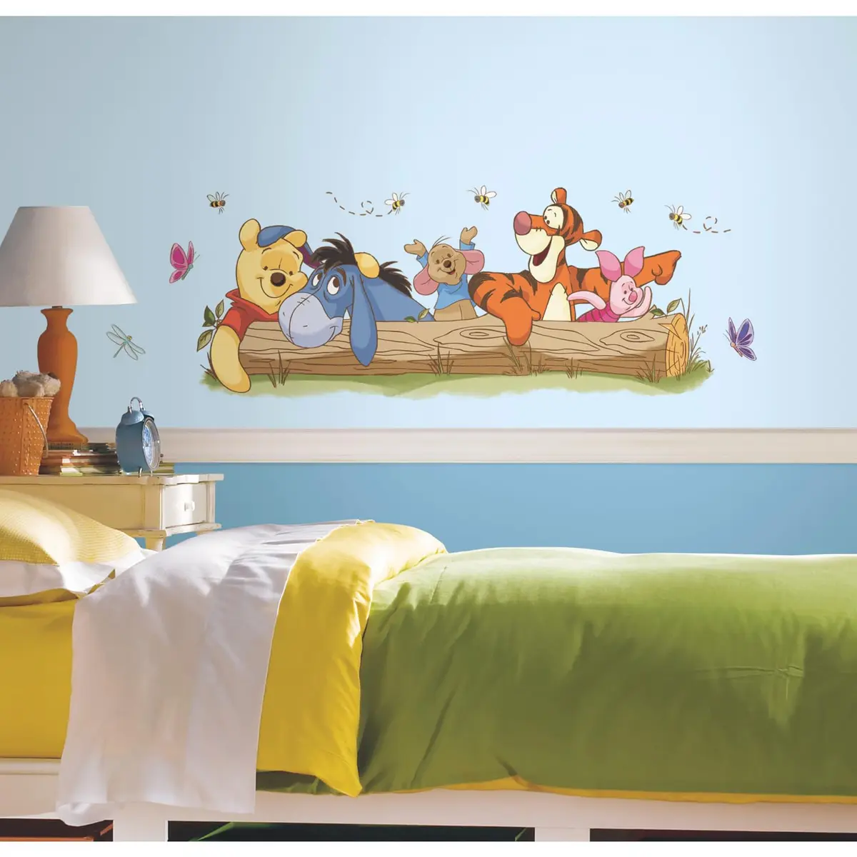 RoomMates Disney Pooh and Friends Wall Decals 39.5in x 16in | Repositionable Vinyl for Nursery & Playroom - view 2