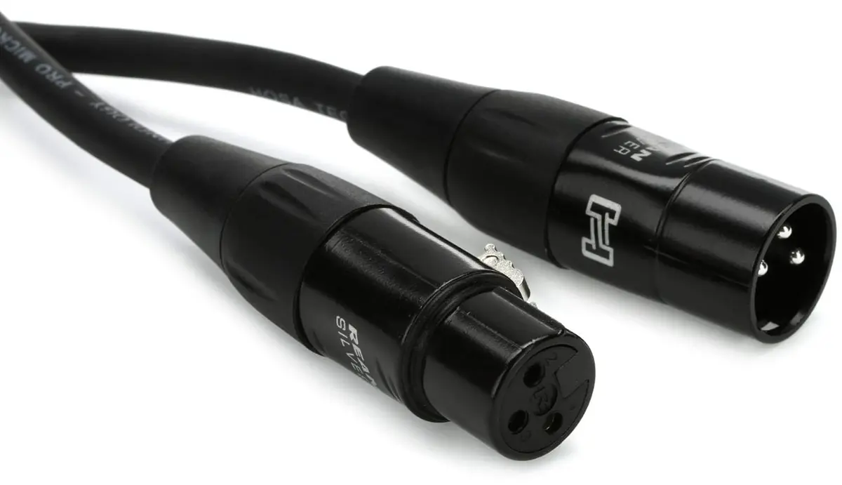 Hosa HMIC-015 Pro Microphone Cable REAN XLR3F to XLR3M 4.57 m (15 Feet) | Balanced Audio for Studio & Stage - main product image