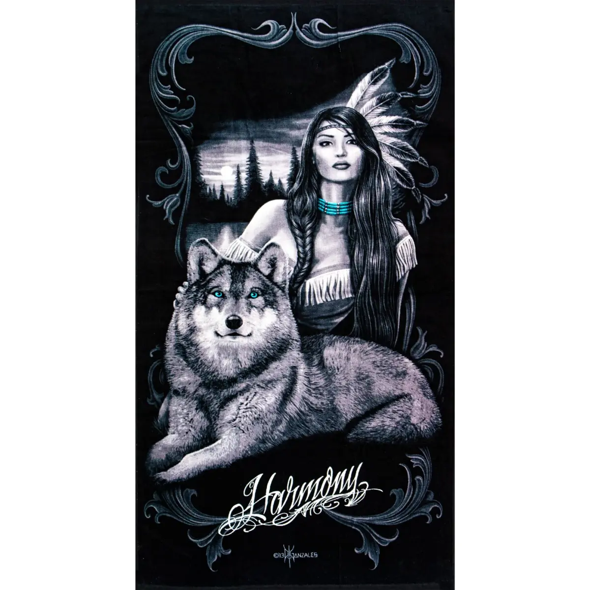 JPI Harmony Beach Towel 71cm x 142cm | 100% Cotton Terry Cloth - view 2
