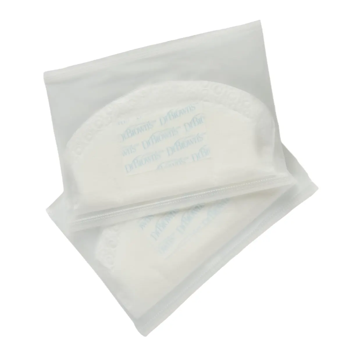Dr. Brown's Disposable Breast Pads 60 Count | Absorbent & Discreet Nursing Pads with Adhesive Strips - view 8