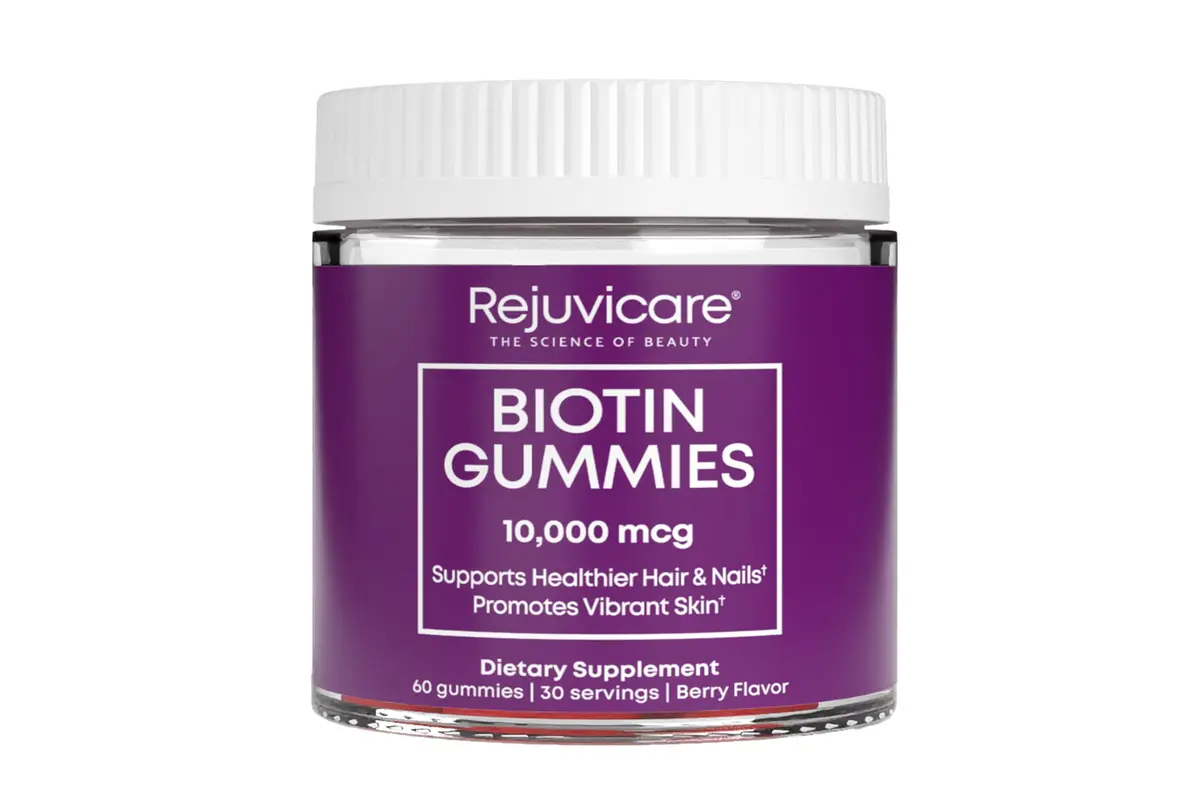 Windmill Biotin Gummies 10,000mcg | Berry Flavor for Hair & Skin (60 Count) - main product image
