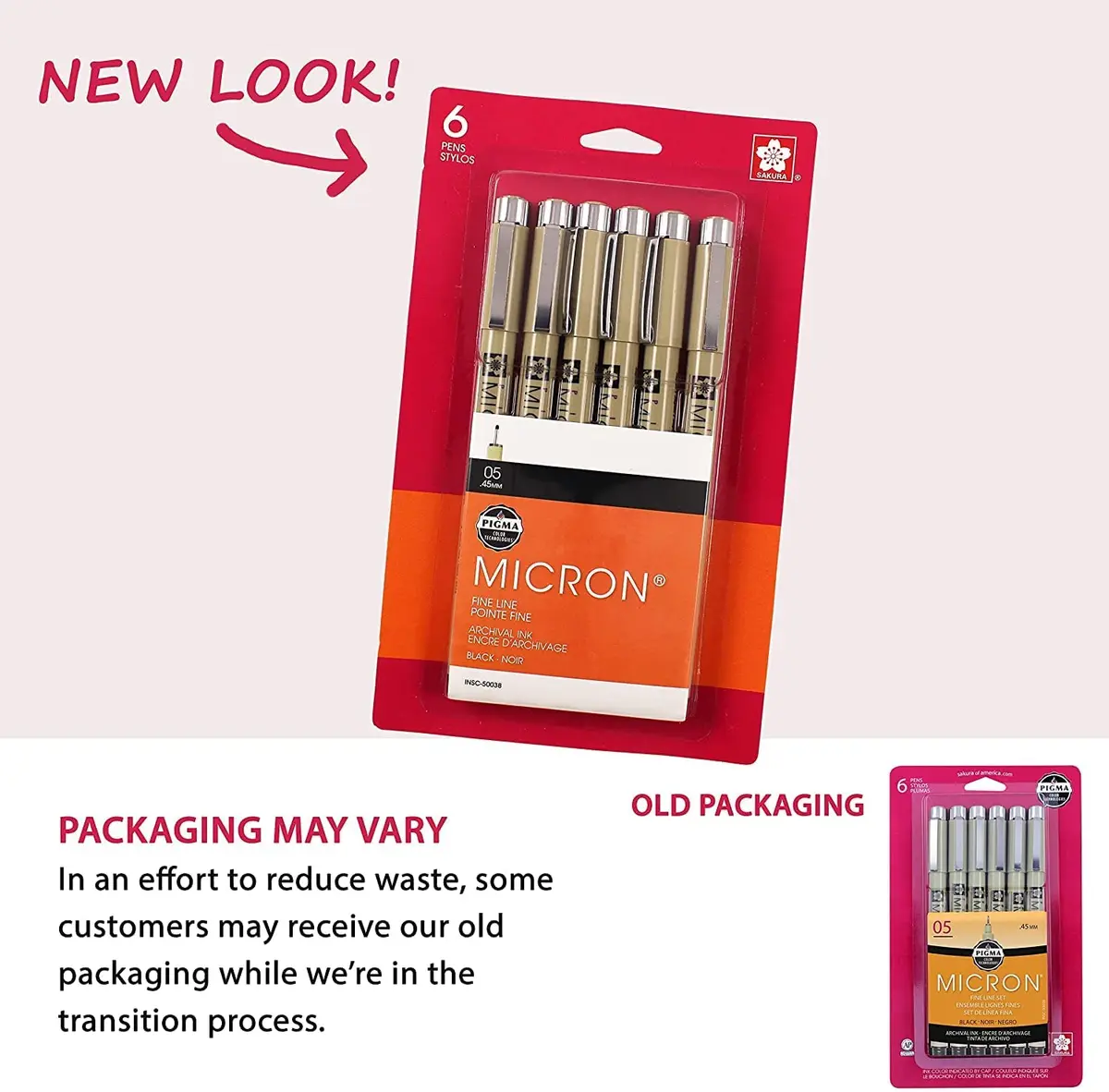 SAKURA Pigma Micron Fineliner Pens, Black, 0.45 mm | Precise, Waterproof & Archival (70-120 chars) - view 9