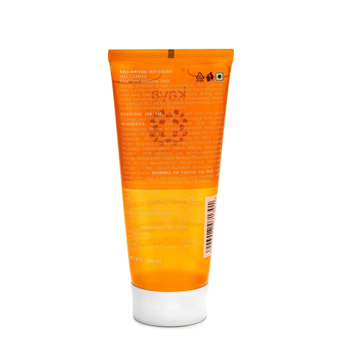 Kaya Skin Clinic Skin Awakening Rinse 100ml (3.38 Fl Oz) | Multivitamin Cleanser for All Skin Types - view 7