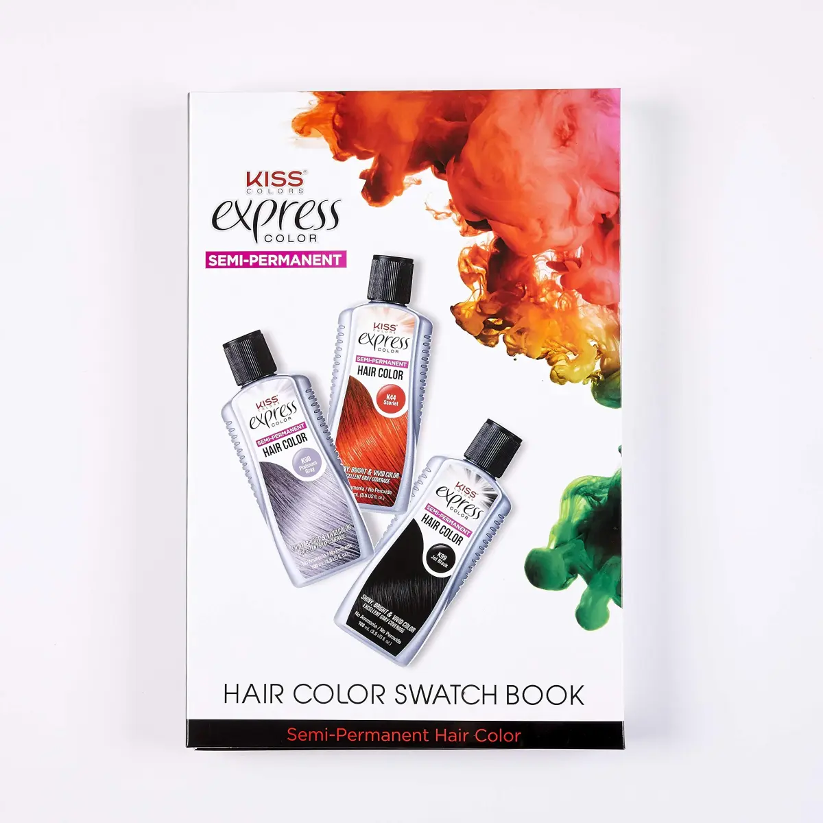 KISS Express Color Semi-Permanent Black Hair Dye 103ml (3.5 Fl Oz) | Pack of 3 Bottles - view 3