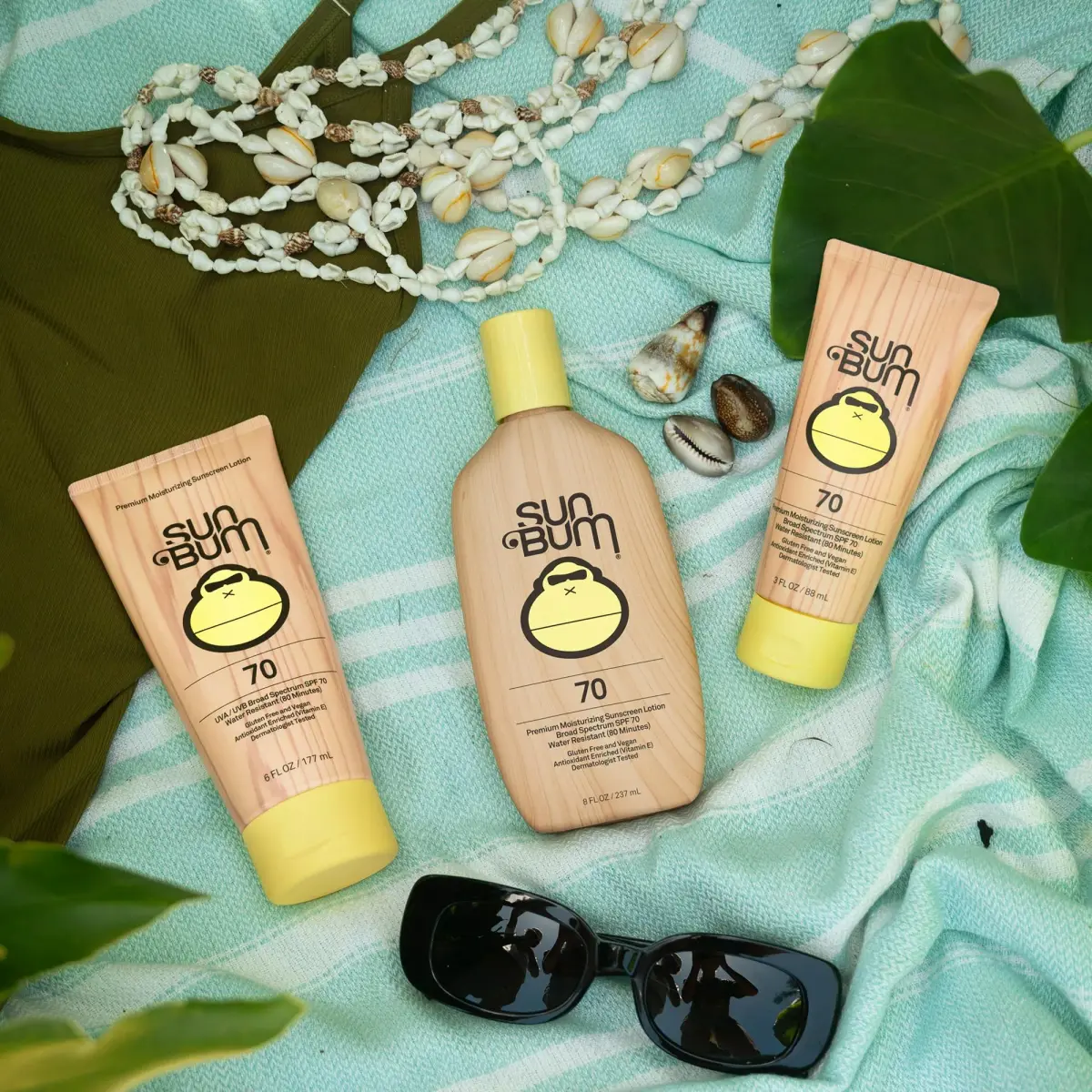 Sun Bum Original SPF 70 Sunscreen Body Lotion 88ml (3 oz) | Broad Spectrum UVA/UVB Protection - view 3