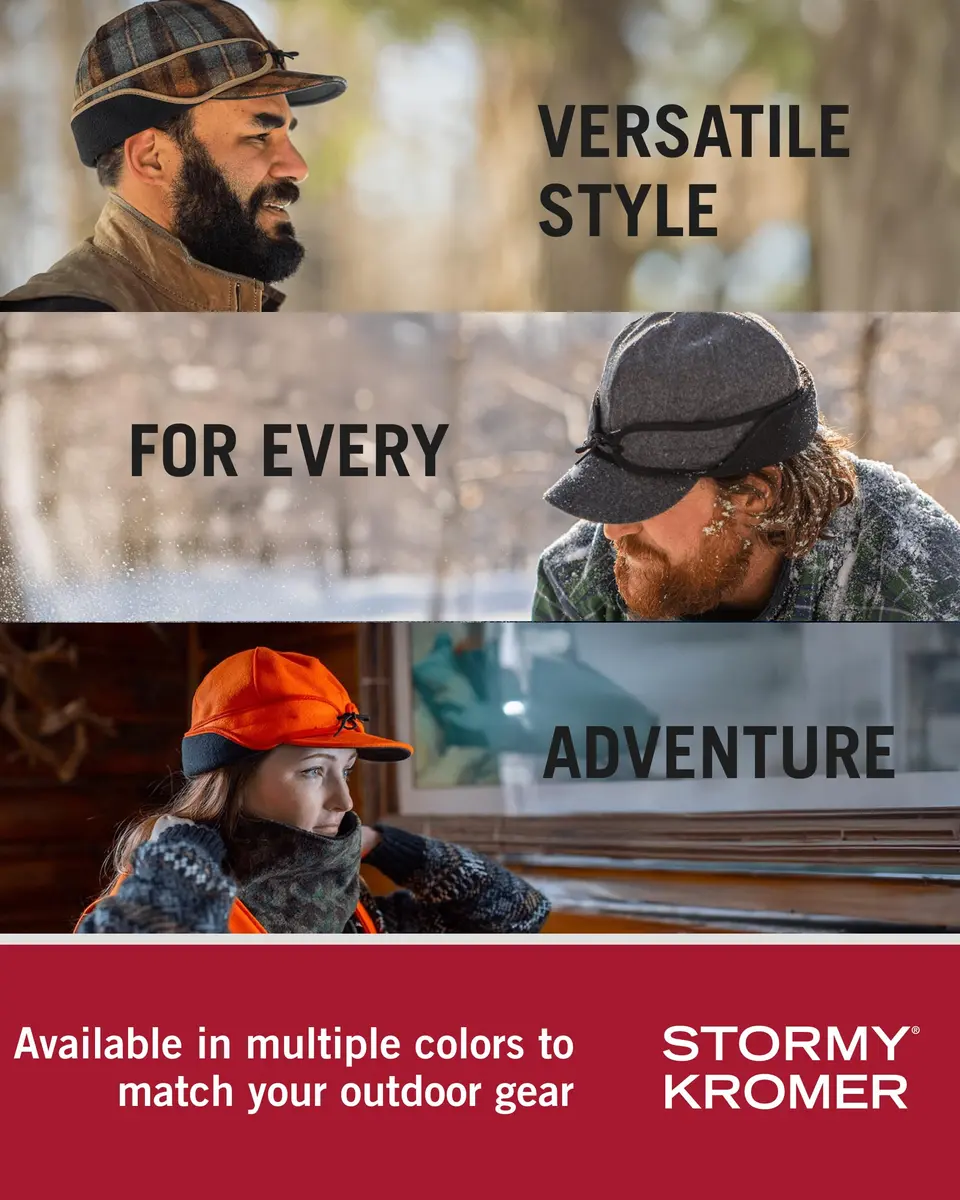Stormy Kromer The Rancher Cap, Charcoal, Size 7 1/4 | Cold-Weather Wool/Nylon Cap - view 4