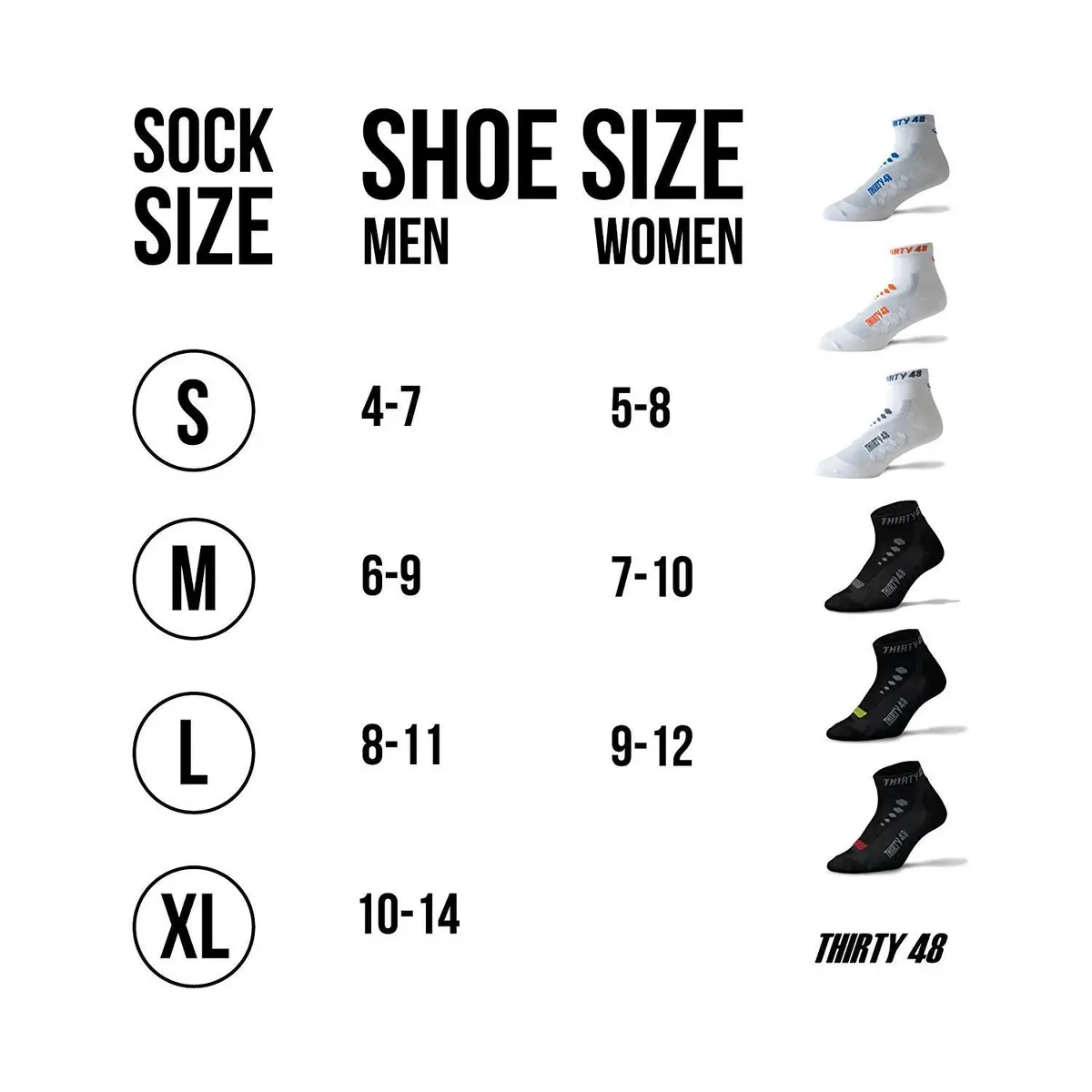 Thirty48 Low Cut Cycling Socks for Men and Women | Unisex Breathable Sport Socks (Extra Large - Men 10-14) - view 4