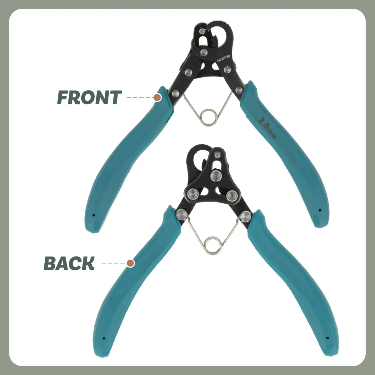 The Beadsmith Original One Step Looper Pliers | 3mm Loop Size, 24-18 Gauge Wire - view 9
