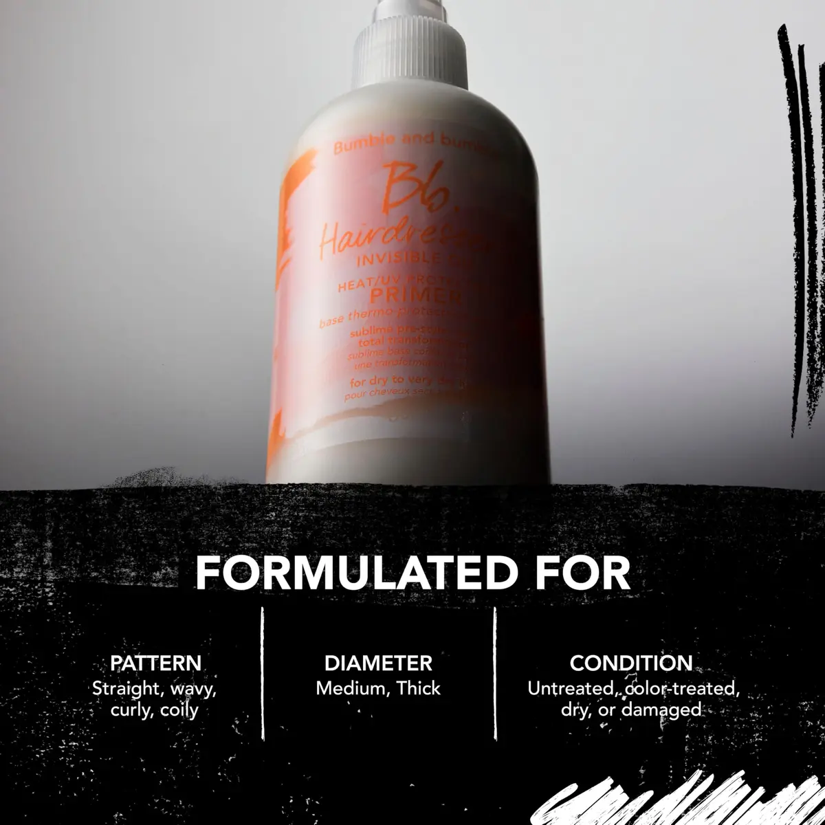 Bumble and bumble. Hairdresser's Invisible Oil Heat/UV Protection Leave-In Conditioner | Hydrating, Anti Frizz, Color Safe | All Hair Types, 8.5 Fl Oz - view 5