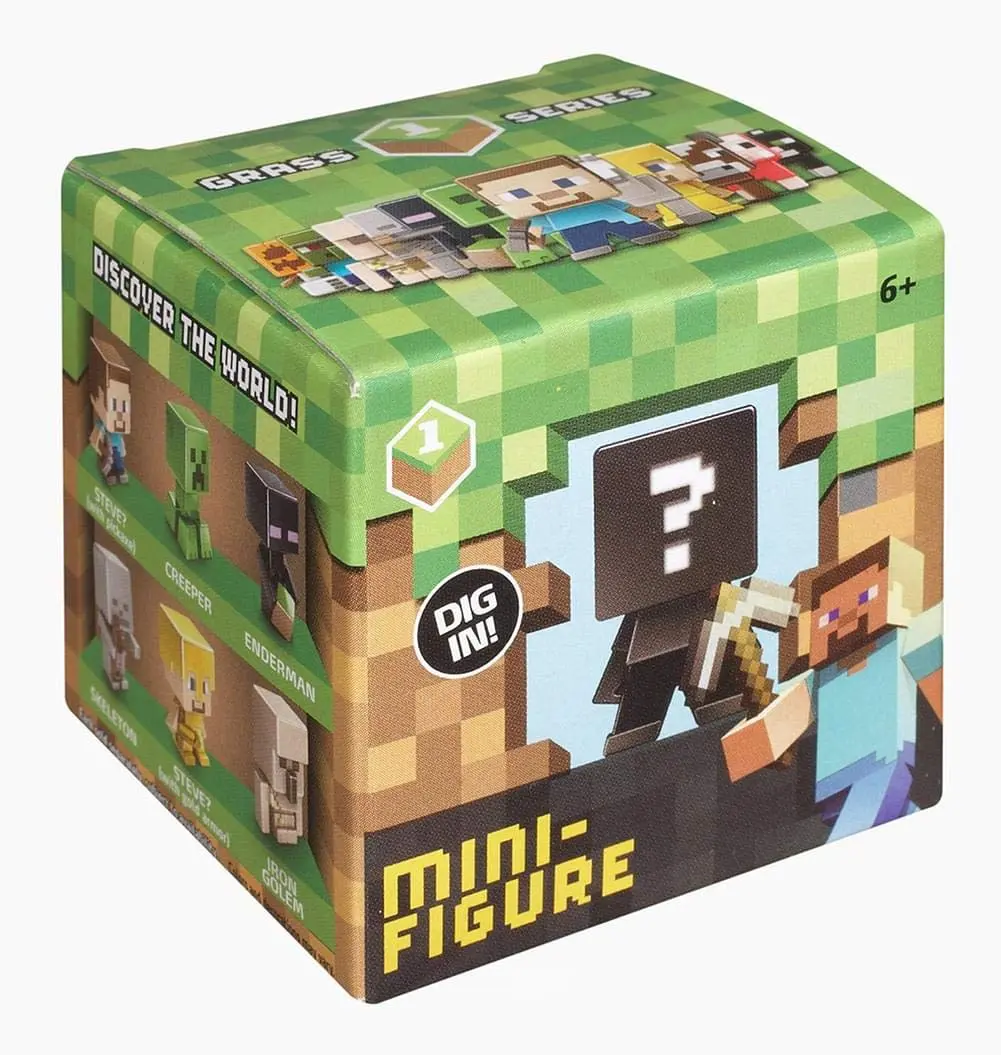 Mattel Minecraft Mini Figure (Styles May Vary) | Authentic Minecraft Character Toy for Kids - main product image