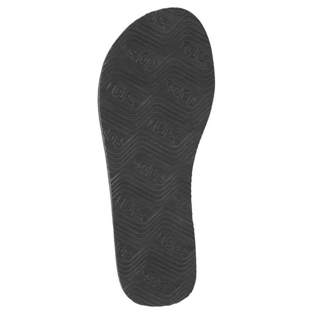Flojos Fiesta Flat Women’s Charcoal Size 7 US | Comfortable, Durable Flip Flops with Arch Support - view 3