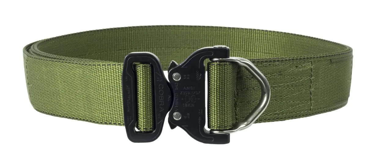 Elite Survival Systems Cobra Rigger's Belt with D Ring Buckle (Olive Drab, Small) | Heavy-Duty Tactical Belt for Safety & Utility - main product image