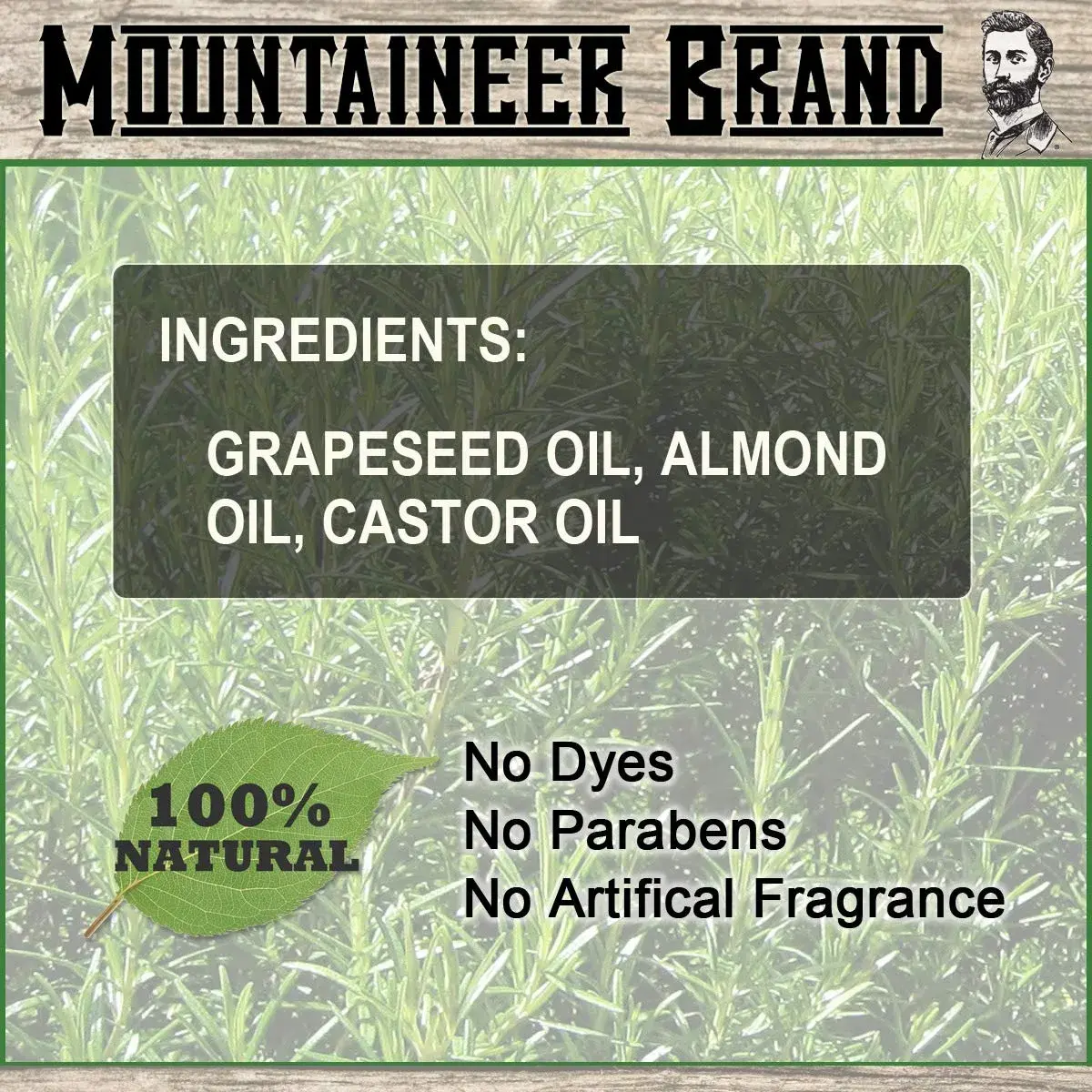 Mountaineer Brand Natural Unscented Beard Oil 60ml (2 Fl Oz) | Hydrates, Softens & Conditions for Beard Growth - view 4