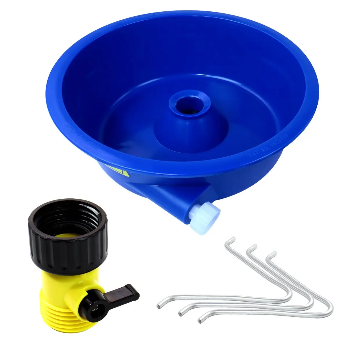 Blue Bowl Concentrator Kit with Pump, Leg Levelers, Vial - Gold Mining Equipment 2.3 kg (5 lb) | Portable Fine Gold Recovery System - view 4