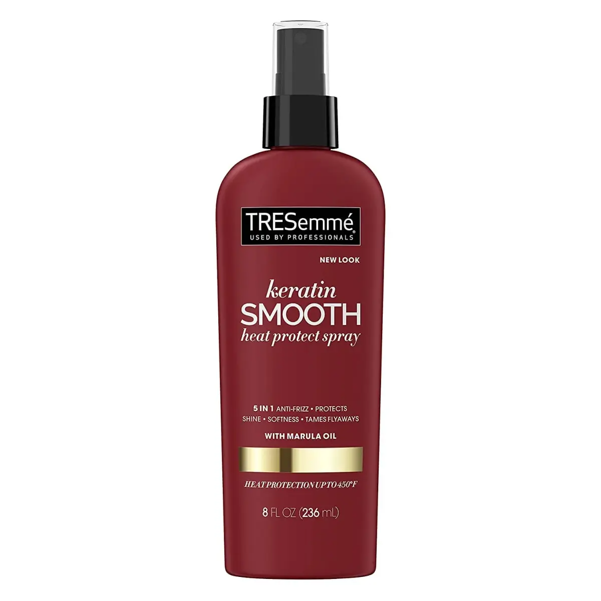 TRESemmé Keratin Smooth Heat Protect Spray with Marula Oil, 236ml (8 Fl Oz) | Shields Hair from Heat Up to 450°F - main product image