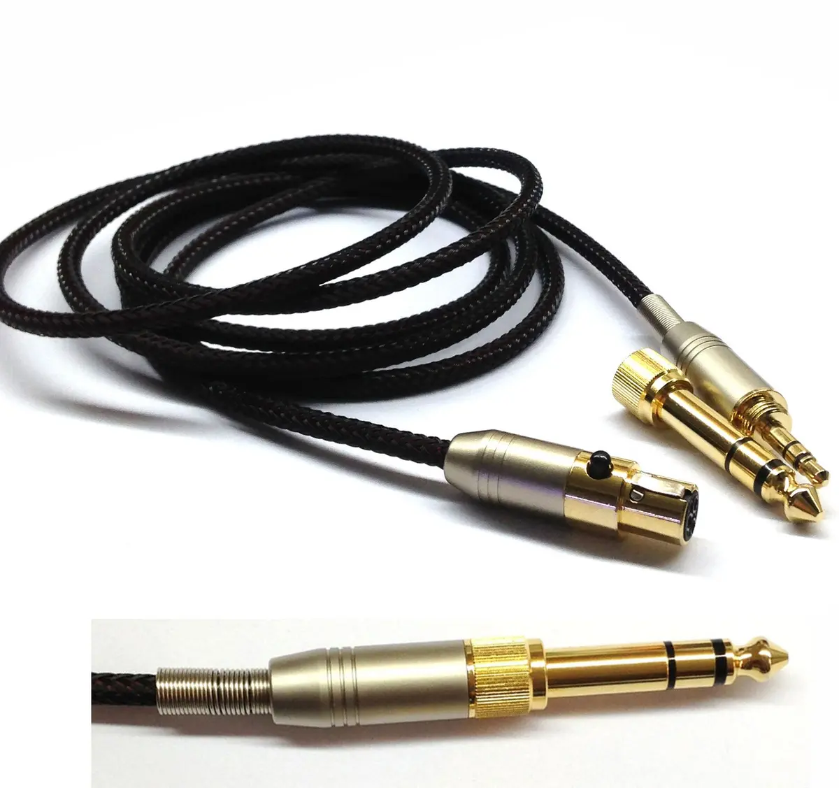 NewFantasia Replacement Audio Upgrade Cable Compatible with AKG K240, K240S, K240MK II, Q701, K702, K141, K171, K181, K271s, K271 MKII, M220, Pioneer HDJ-2000 Headphones 1.2meters/4feet - view 4