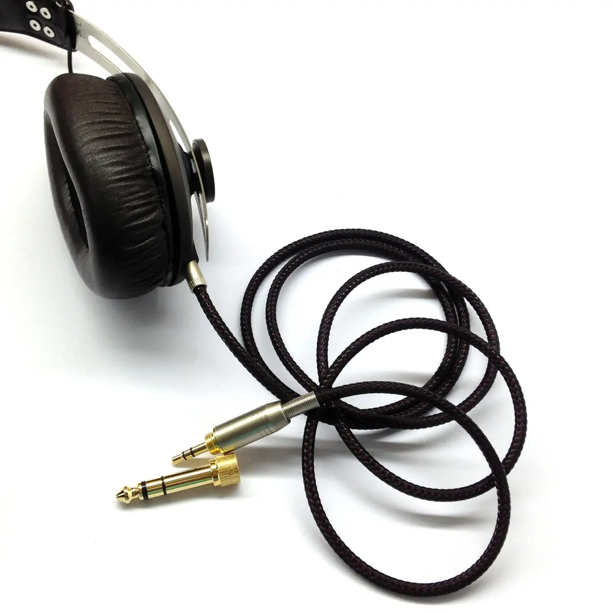 NewFantasia Replacement Audio Upgrade Cable Compatible with Sennheiser Momentum, Momentum 2.0, HD1 Over-Ear & Wireless, 1.5m/4.9ft | Braided Tangle-Free - view 4
