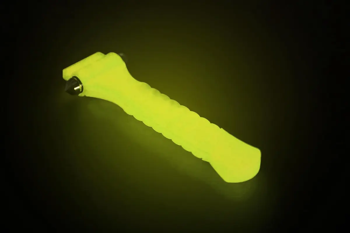 Lifehammer Car Safety Hammer with Seatbelt Cutter | Glow in Dark Emergency Escape Tool, Pack of 2 - view 6