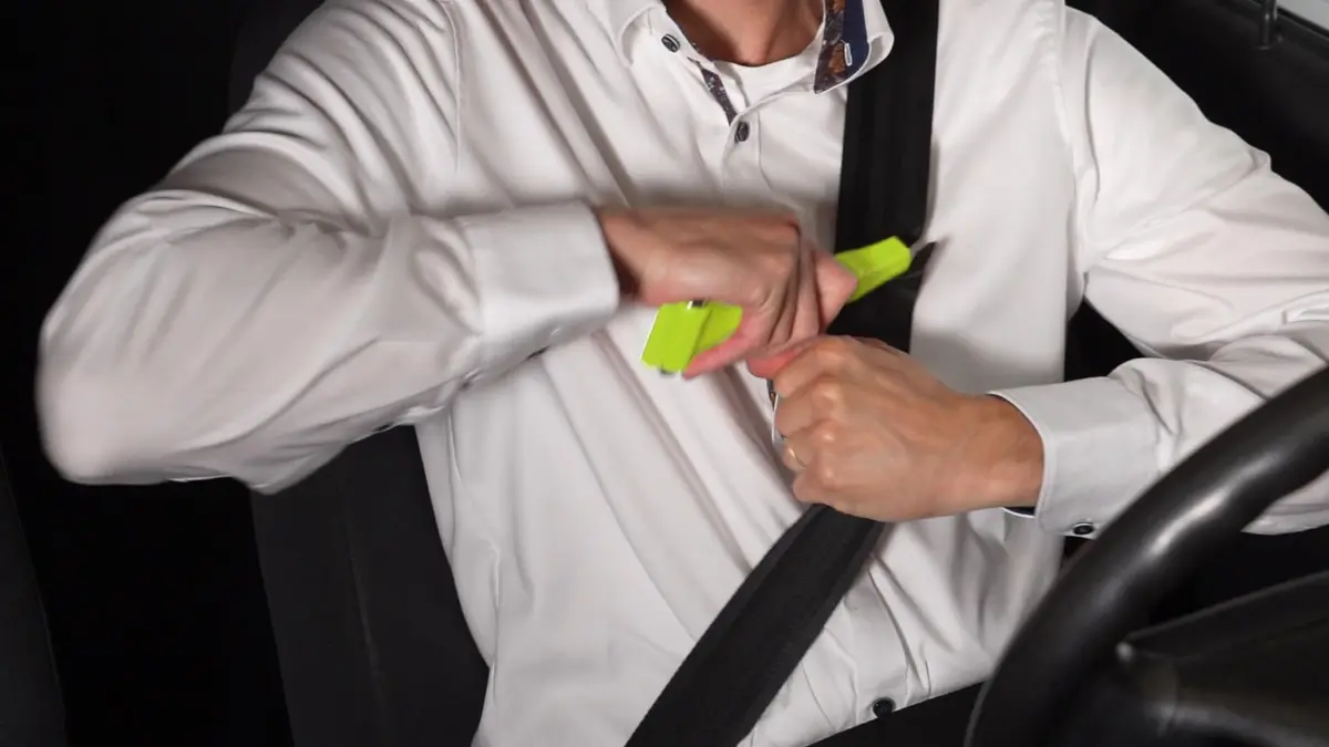 Lifehammer Car Safety Hammer with Seatbelt Cutter | Glow in Dark Emergency Escape Tool, Pack of 2 - view 2