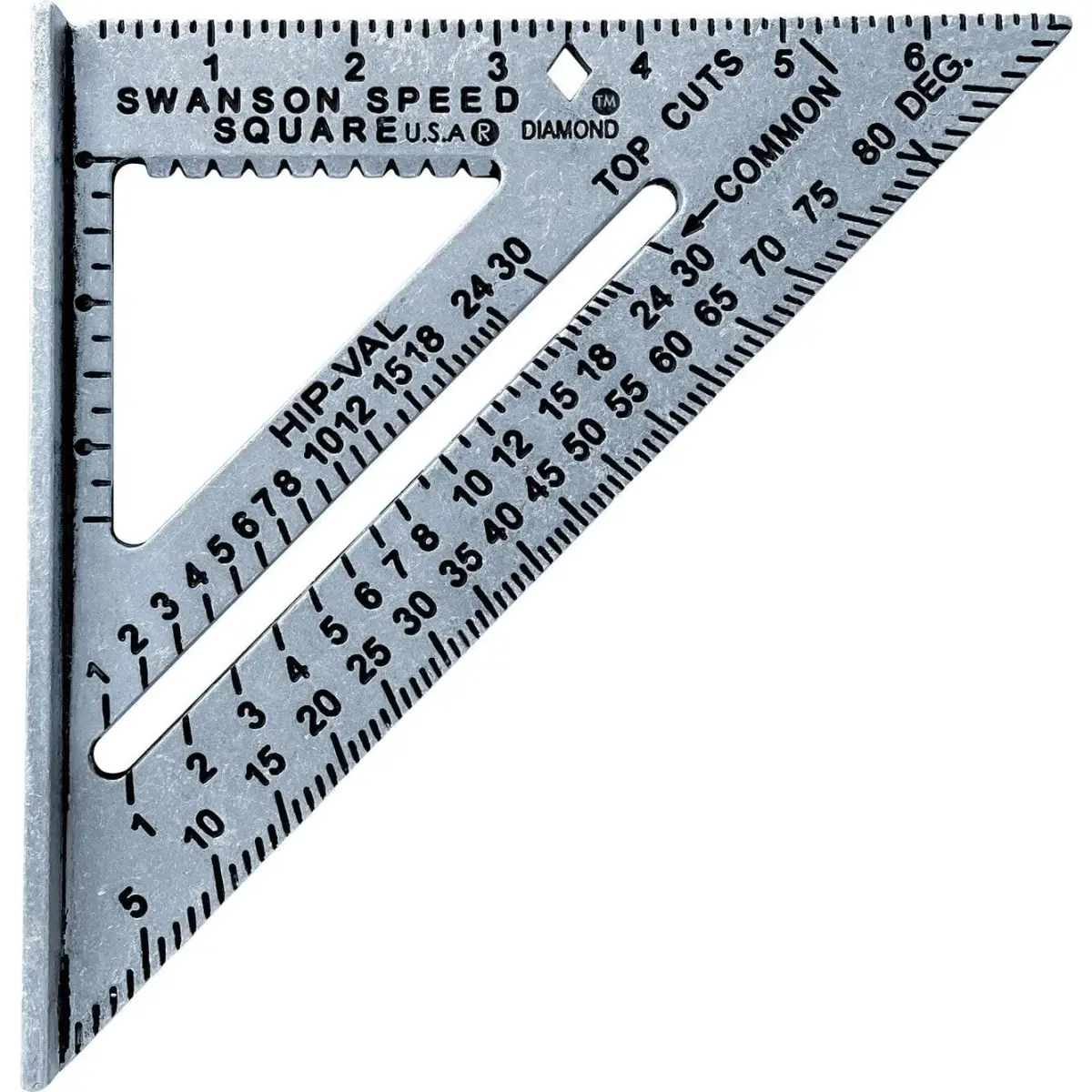 Swanson Tool Co S0101 7 Inch Speed Square, Pack of 50 | Die-Cast Aluminum for Accuracy - view 9